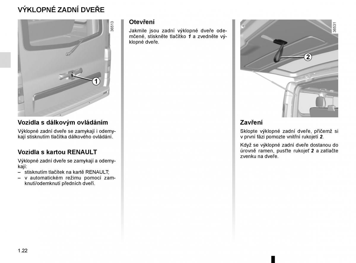 Renault Trafic III 3 navod k obsludze / page 28