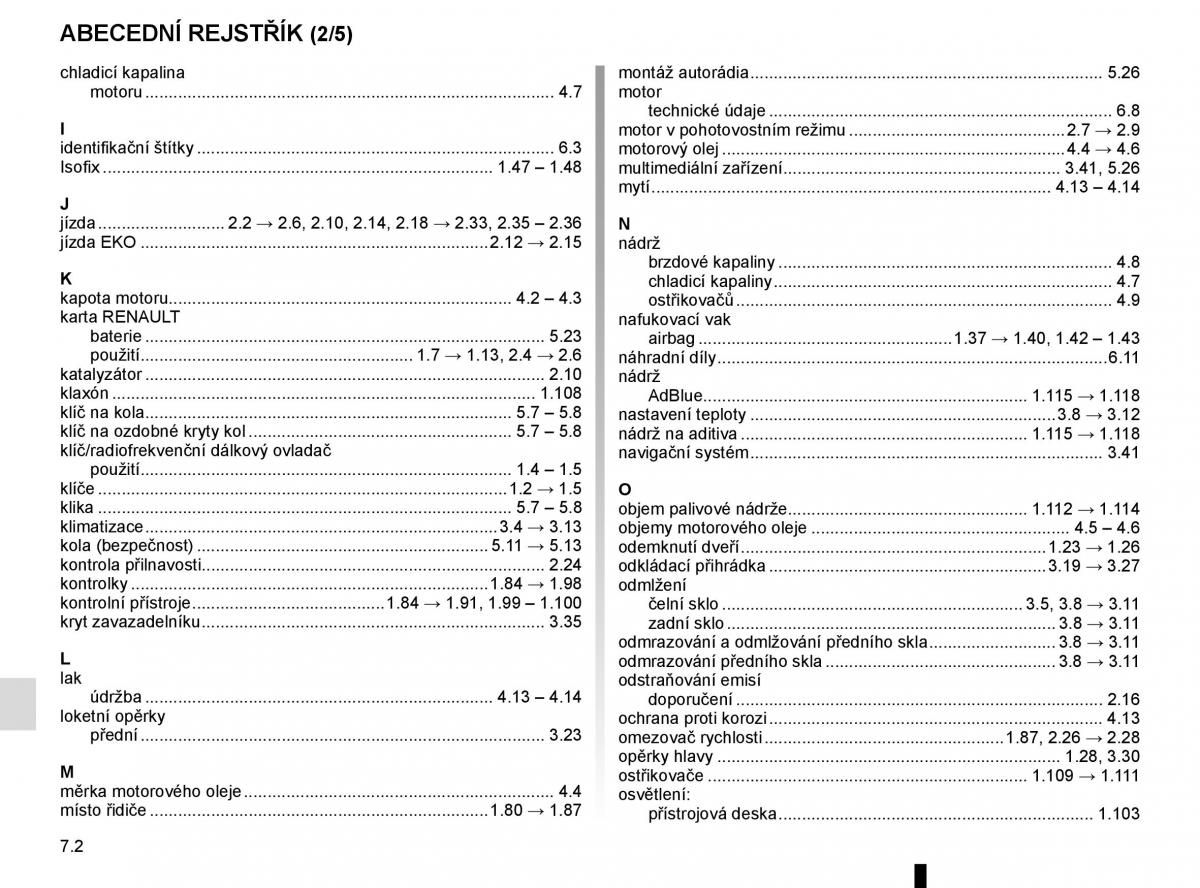 Renault Trafic III 3 navod k obsludze / page 286