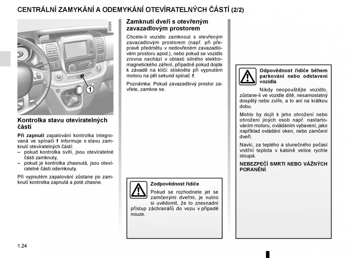 Renault Trafic III 3 navod k obsludze / page 30