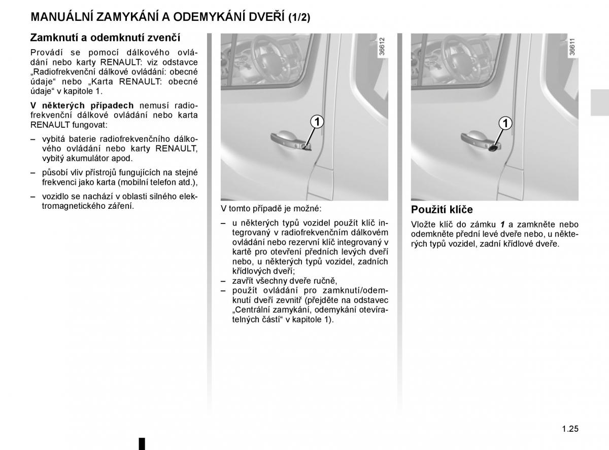 Renault Trafic III 3 navod k obsludze / page 31