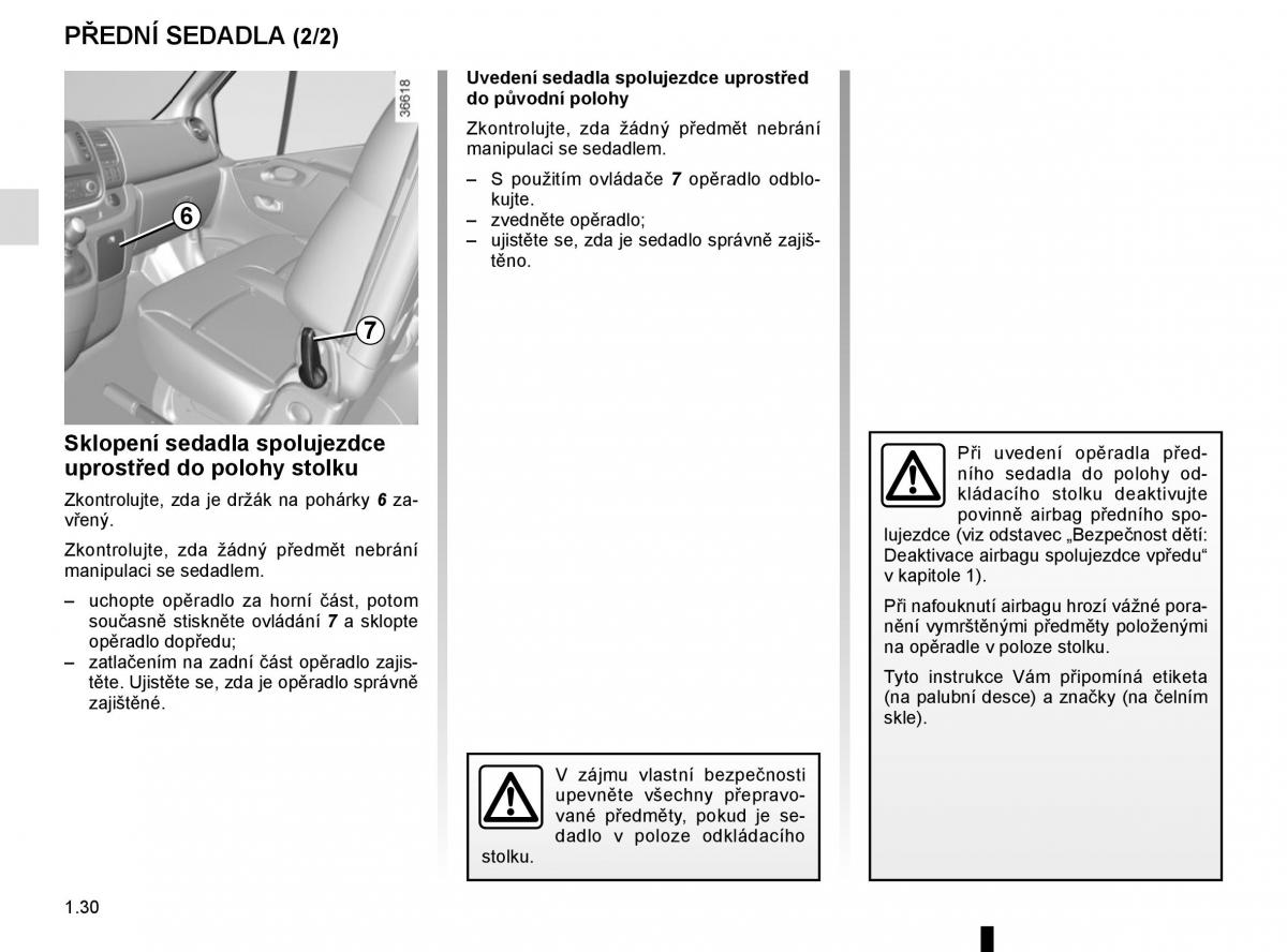 Renault Trafic III 3 navod k obsludze / page 36