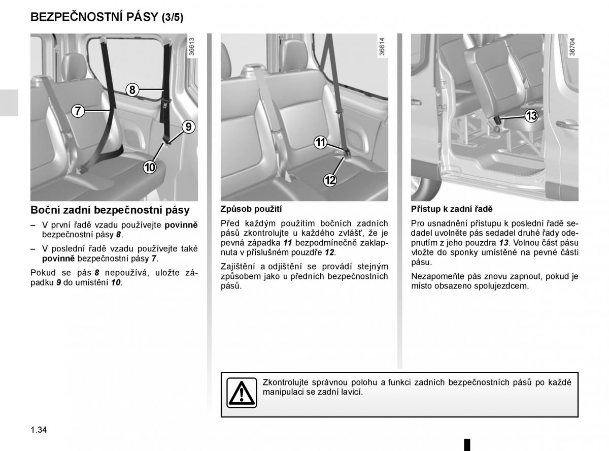 Renault Trafic III 3 navod k obsludze / page 40