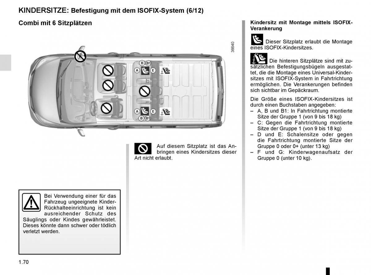 Renault Trafic III 3 Handbuch / page 76