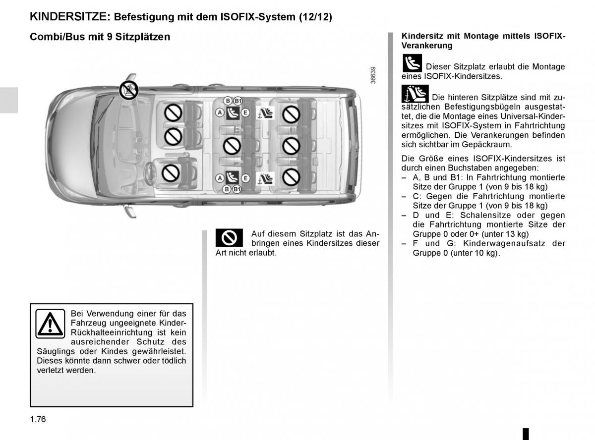 Renault Trafic III 3 Handbuch / page 82