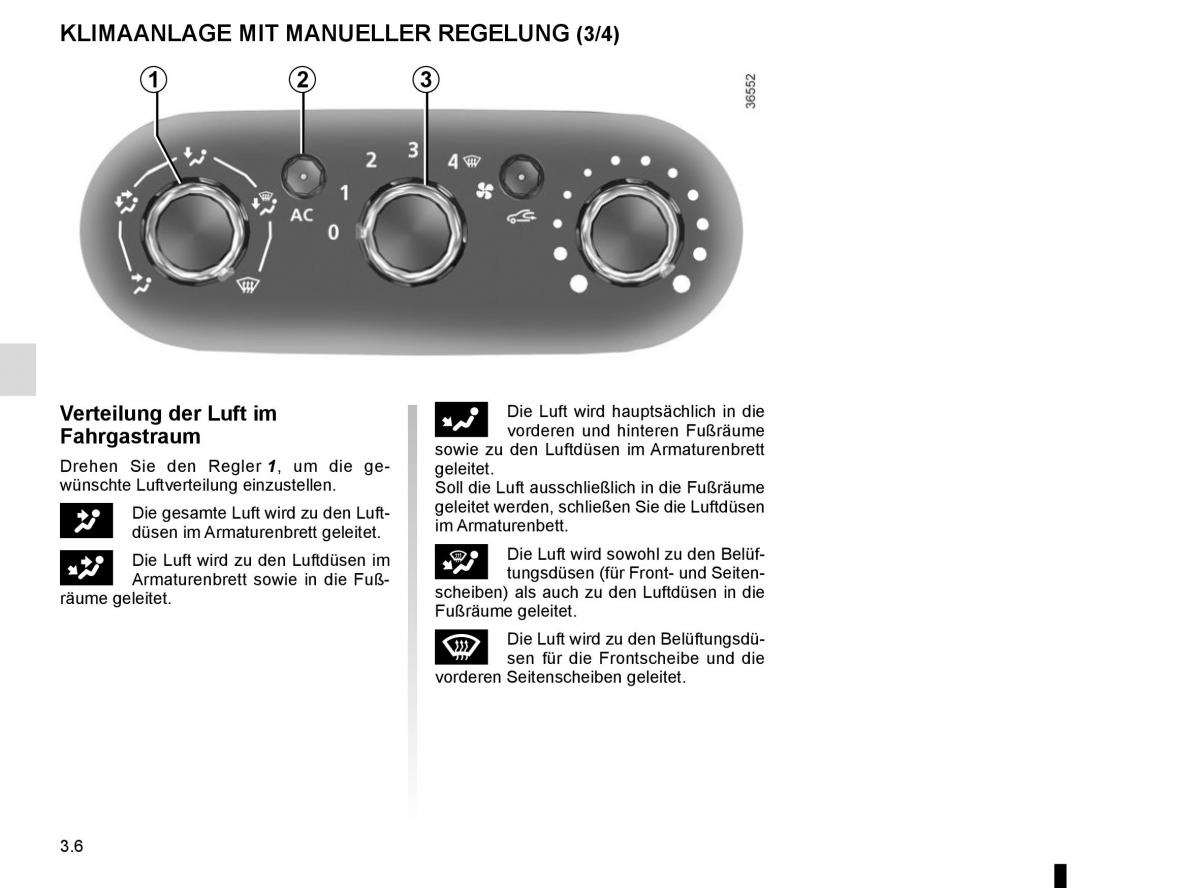 Renault Trafic III 3 Handbuch / page 164