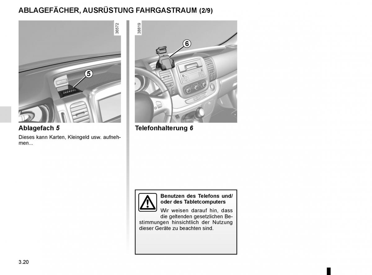 Renault Trafic III 3 Handbuch / page 178