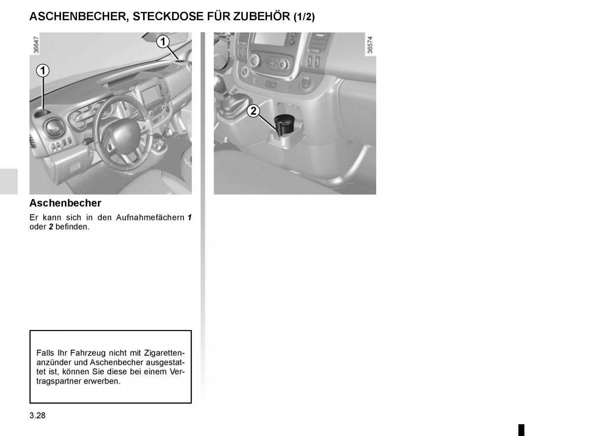 Renault Trafic III 3 Handbuch / page 186