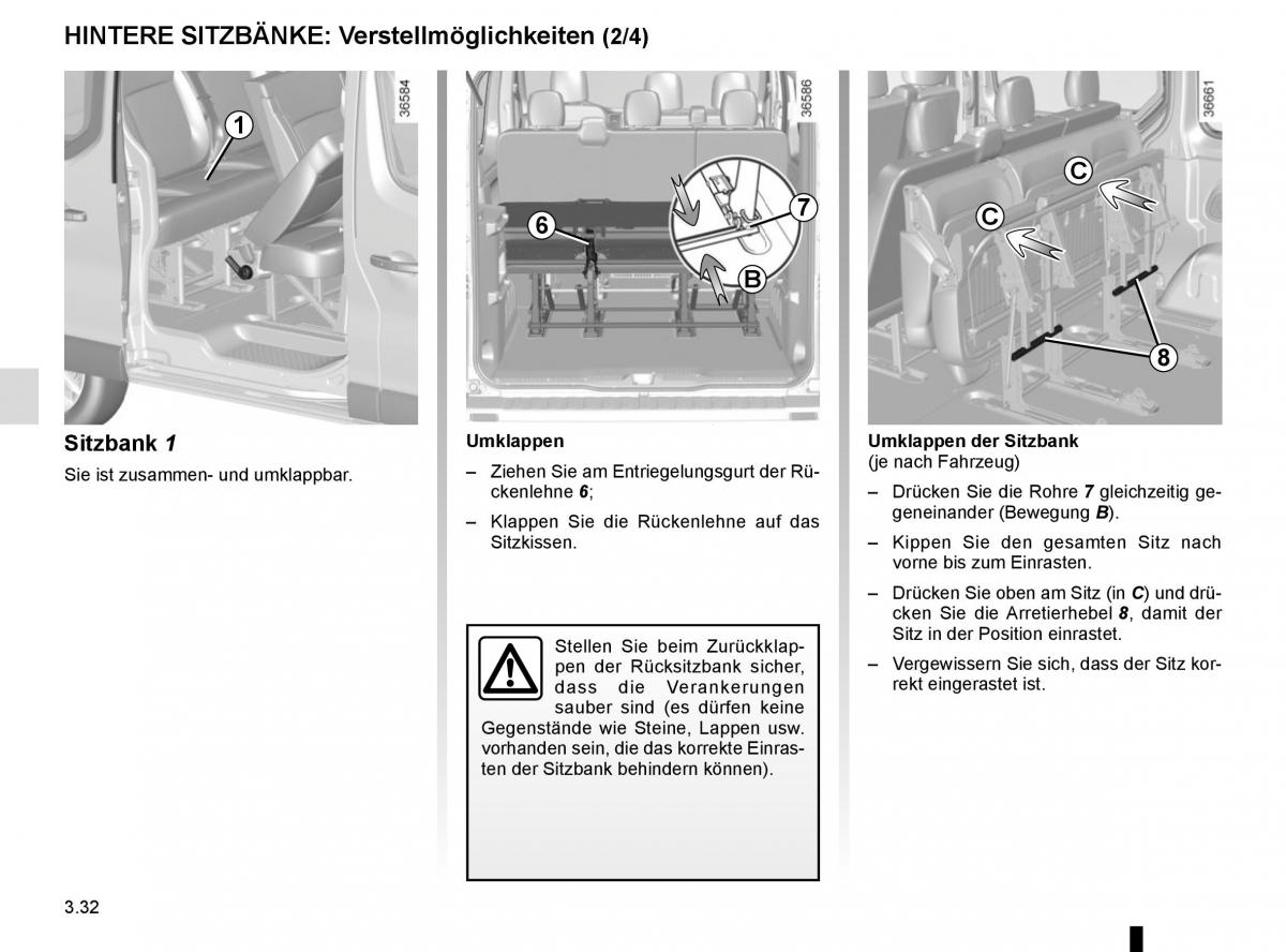 Renault Trafic III 3 Handbuch / page 190