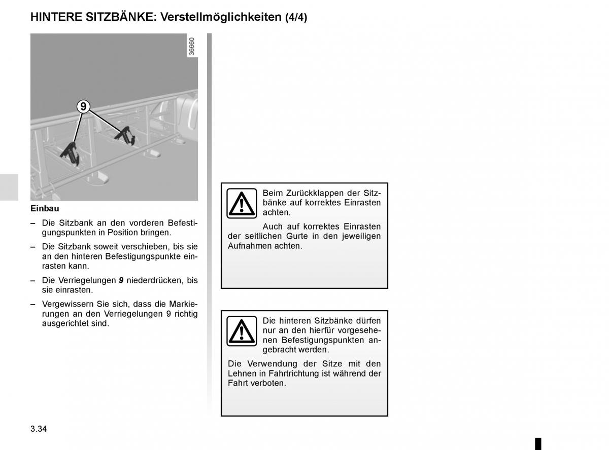 Renault Trafic III 3 Handbuch / page 192