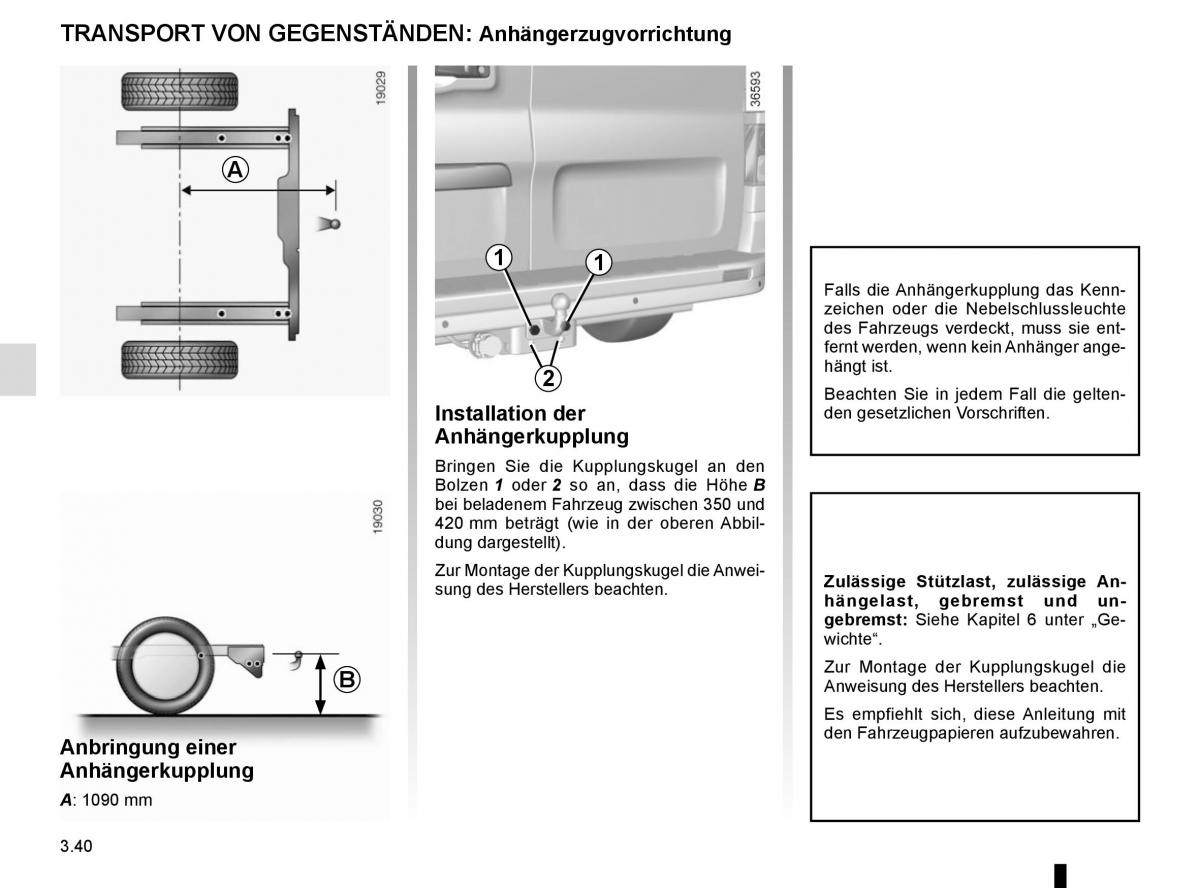 Renault Trafic III 3 Handbuch / page 198