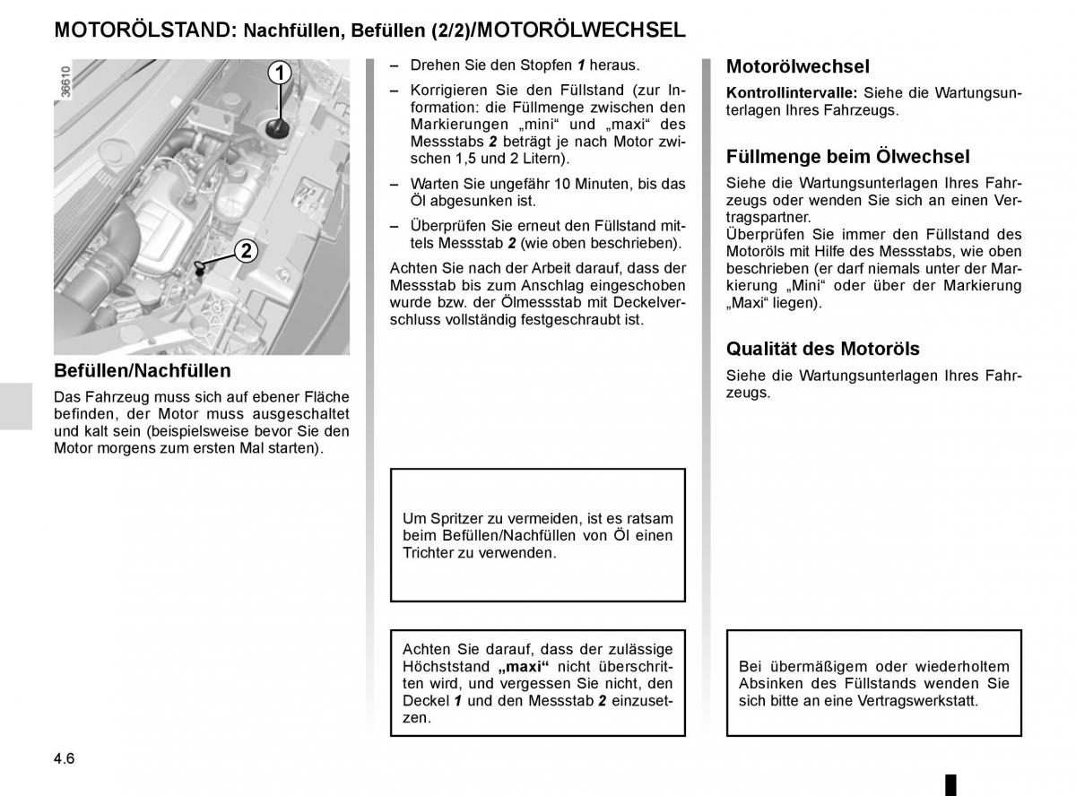 Renault Trafic III 3 Handbuch / page 206