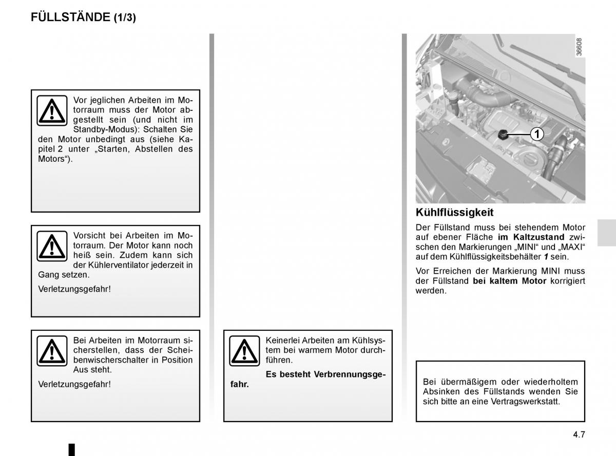 Renault Trafic III 3 Handbuch / page 207