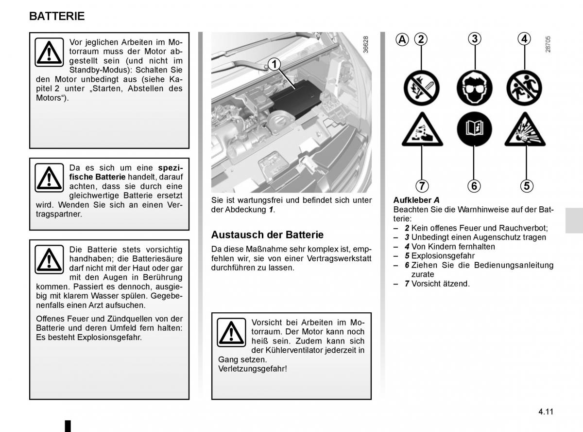 Renault Trafic III 3 Handbuch / page 211