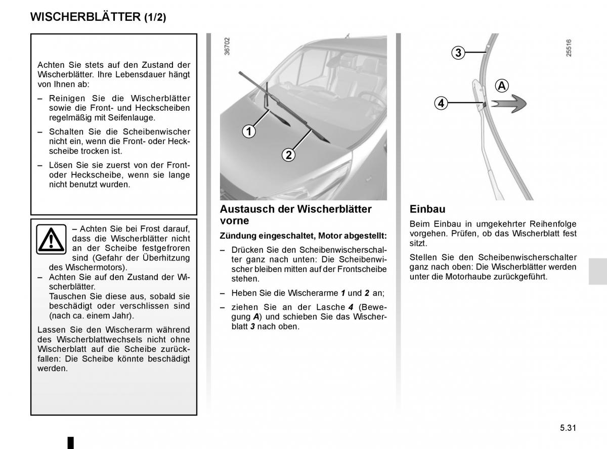 Renault Trafic III 3 Handbuch / page 247