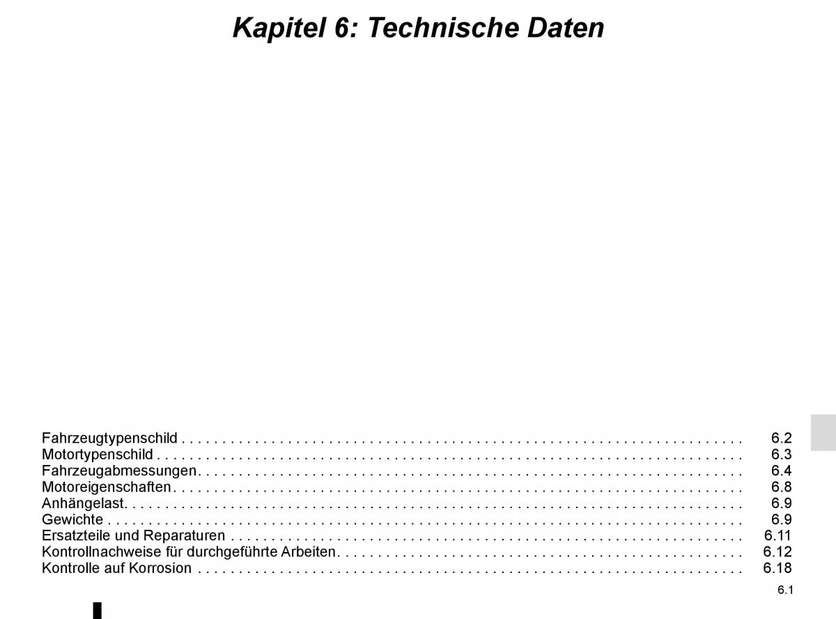 Renault Trafic III 3 Handbuch / page 259