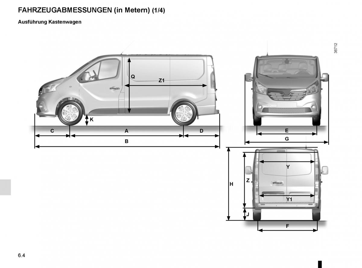 Renault Trafic III 3 Handbuch / page 262