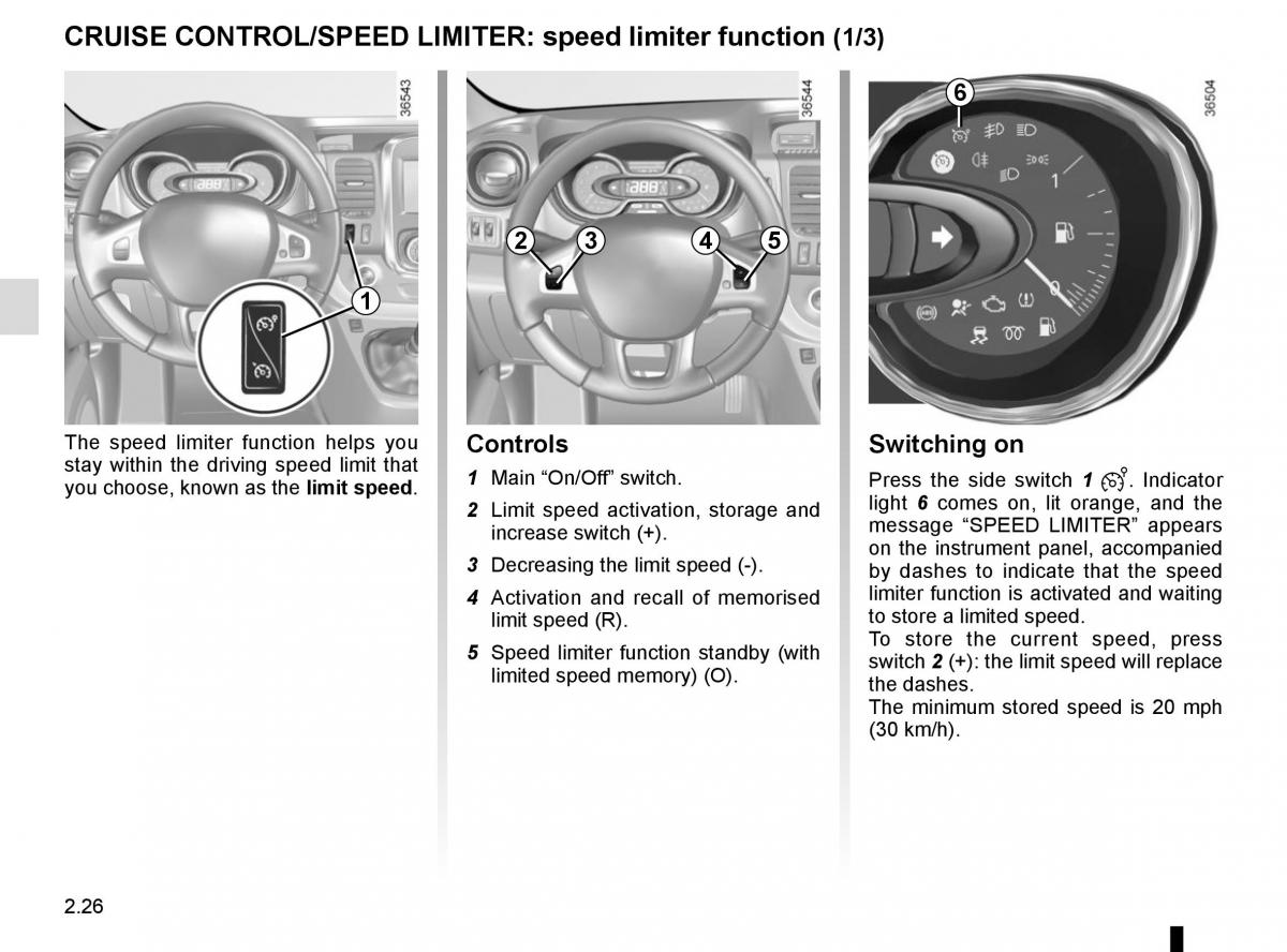 Renault Trafic III 3 owners manual / page 150