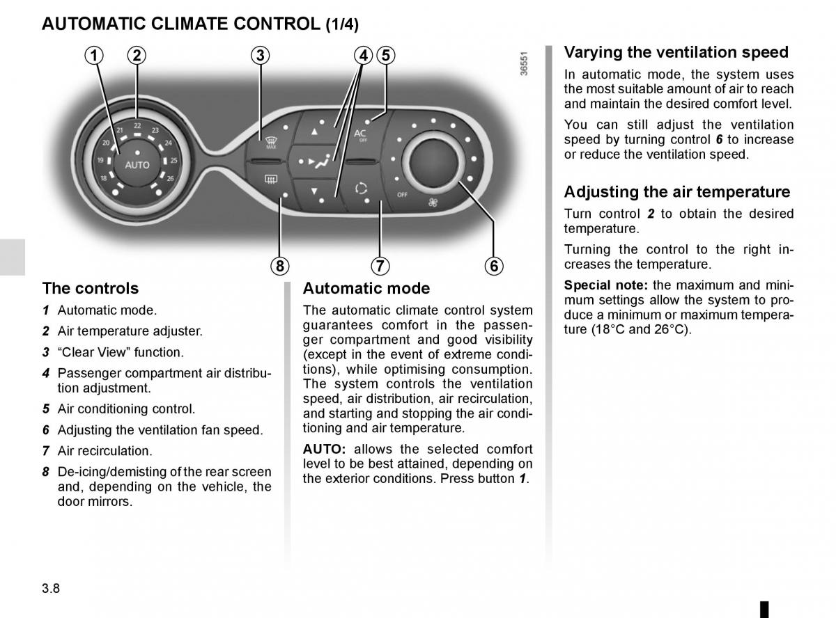 Renault Trafic III 3 owners manual / page 170