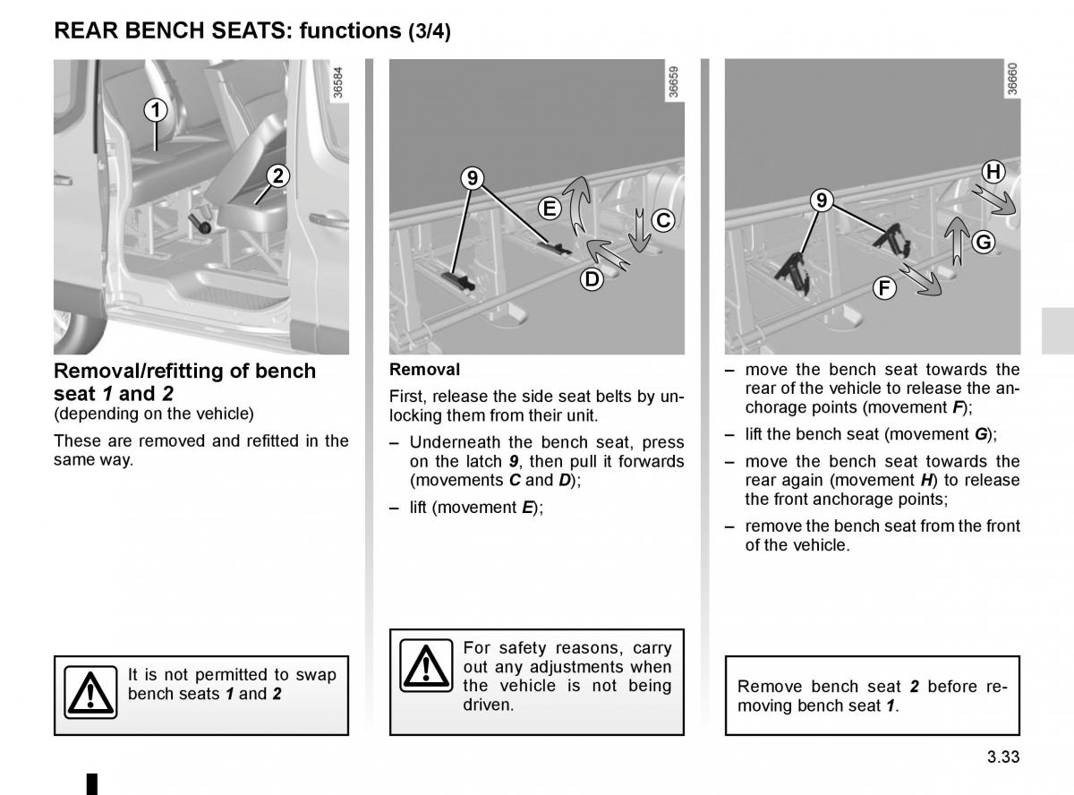 Renault Trafic III 3 owners manual / page 195