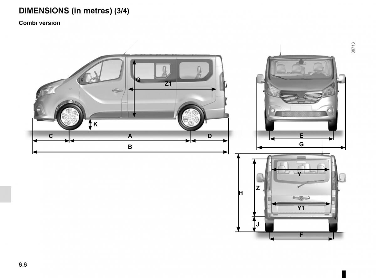 Renault Trafic III 3 owners manual / page 268