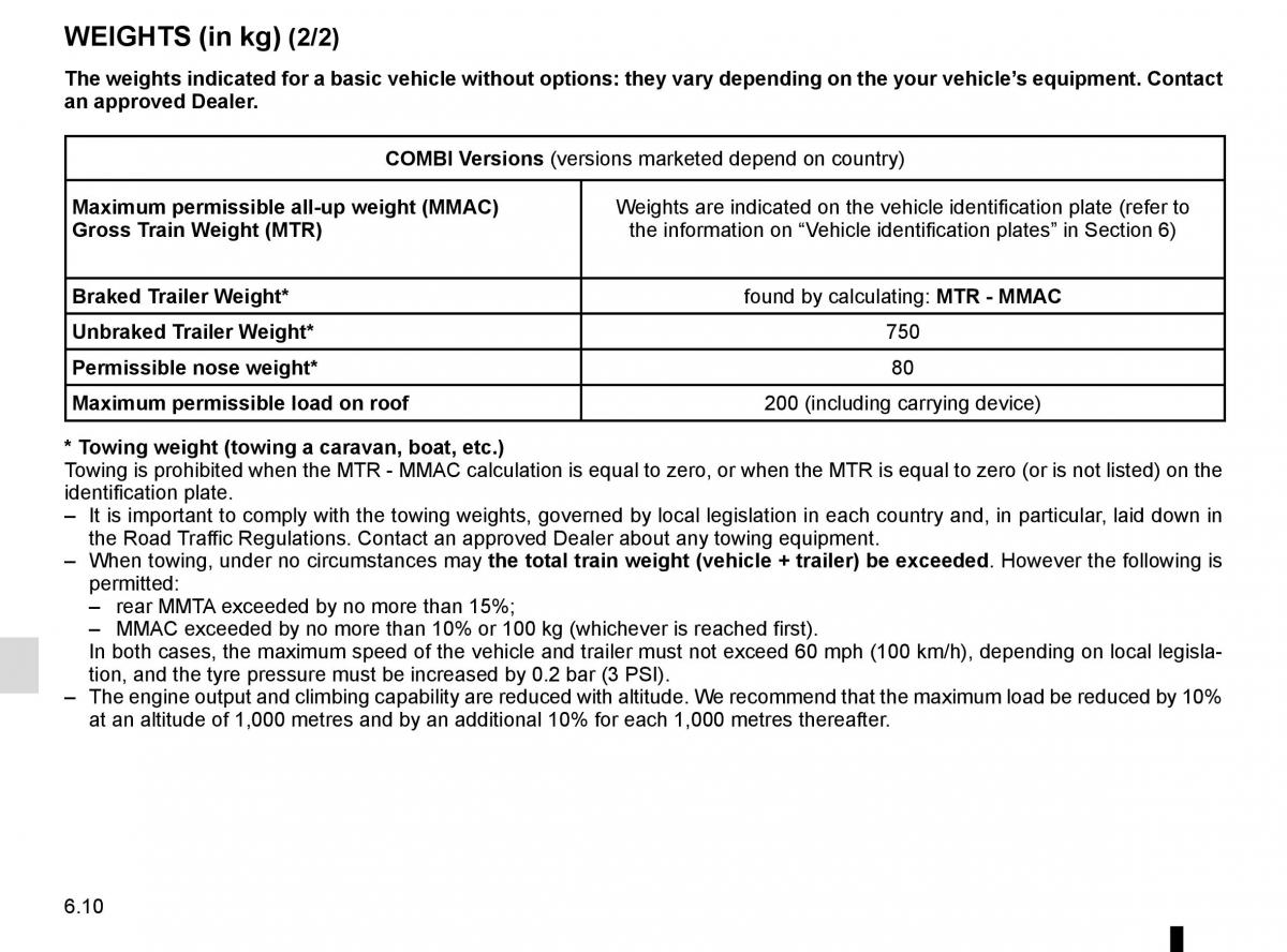 Renault Trafic III 3 owners manual / page 272