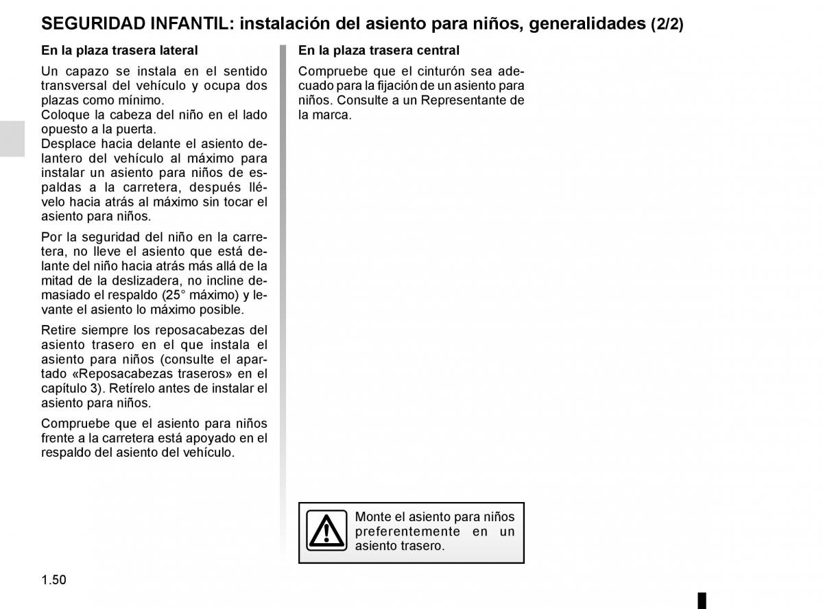 Renault Trafic III 3 manual del propietario / page 56