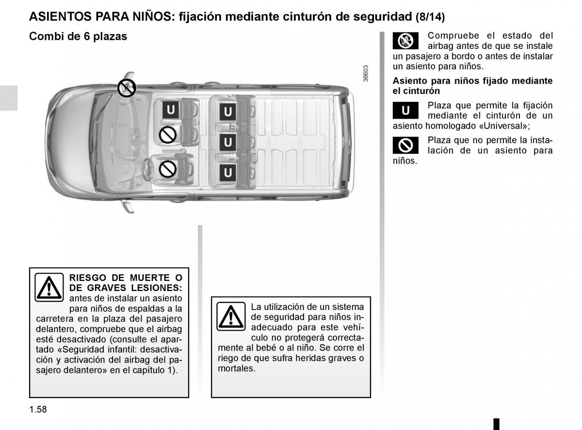 Renault Trafic III 3 manual del propietario / page 64