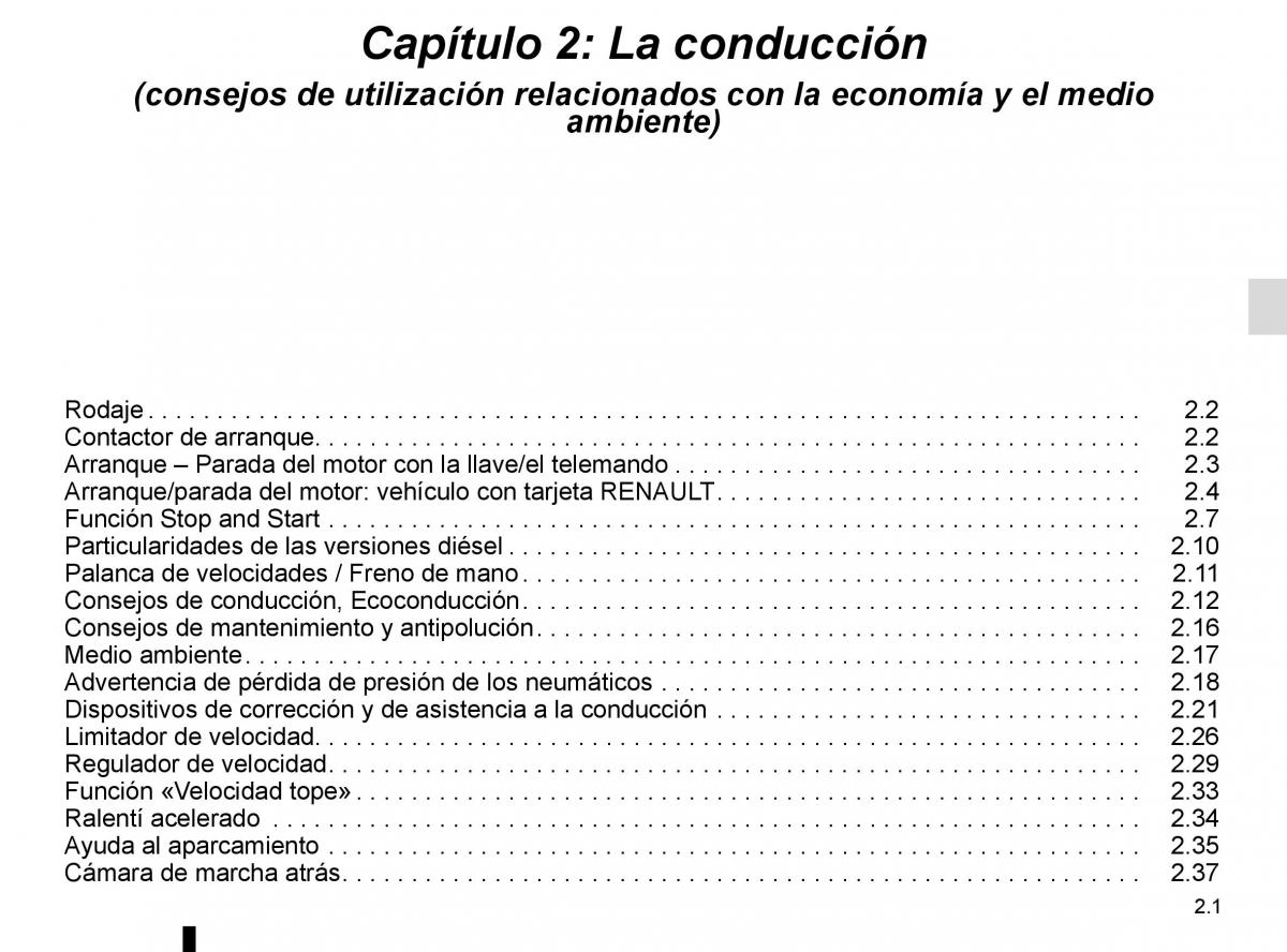 Renault Trafic III 3 manual del propietario / page 125