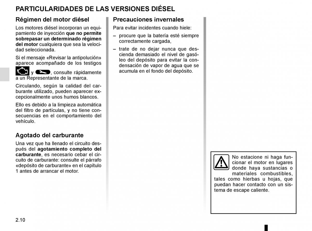 Renault Trafic III 3 manual del propietario / page 134