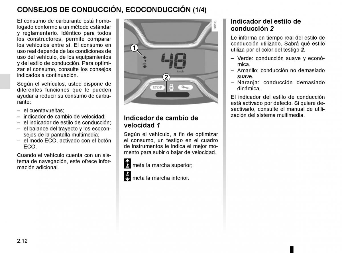 Renault Trafic III 3 manual del propietario / page 136