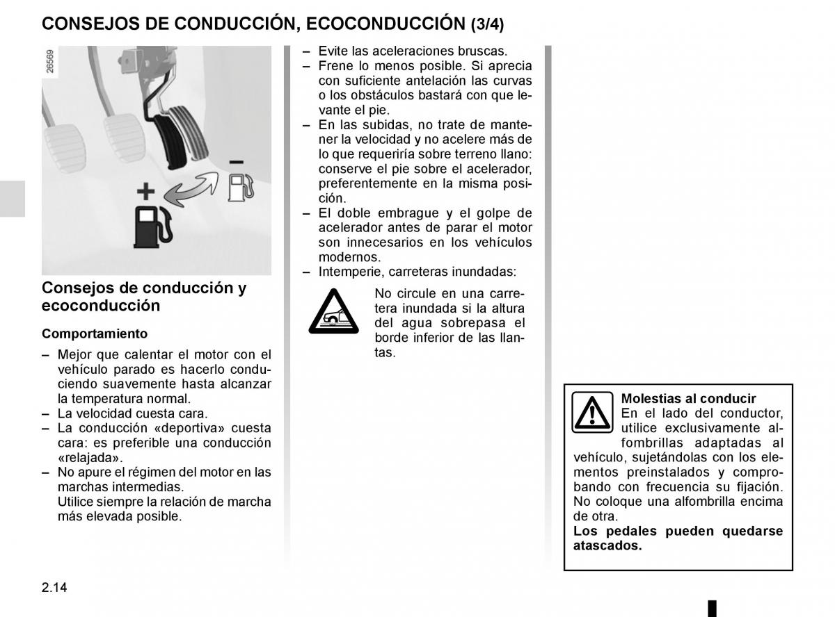 Renault Trafic III 3 manual del propietario / page 138