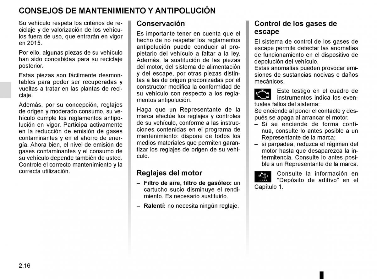 Renault Trafic III 3 manual del propietario / page 140