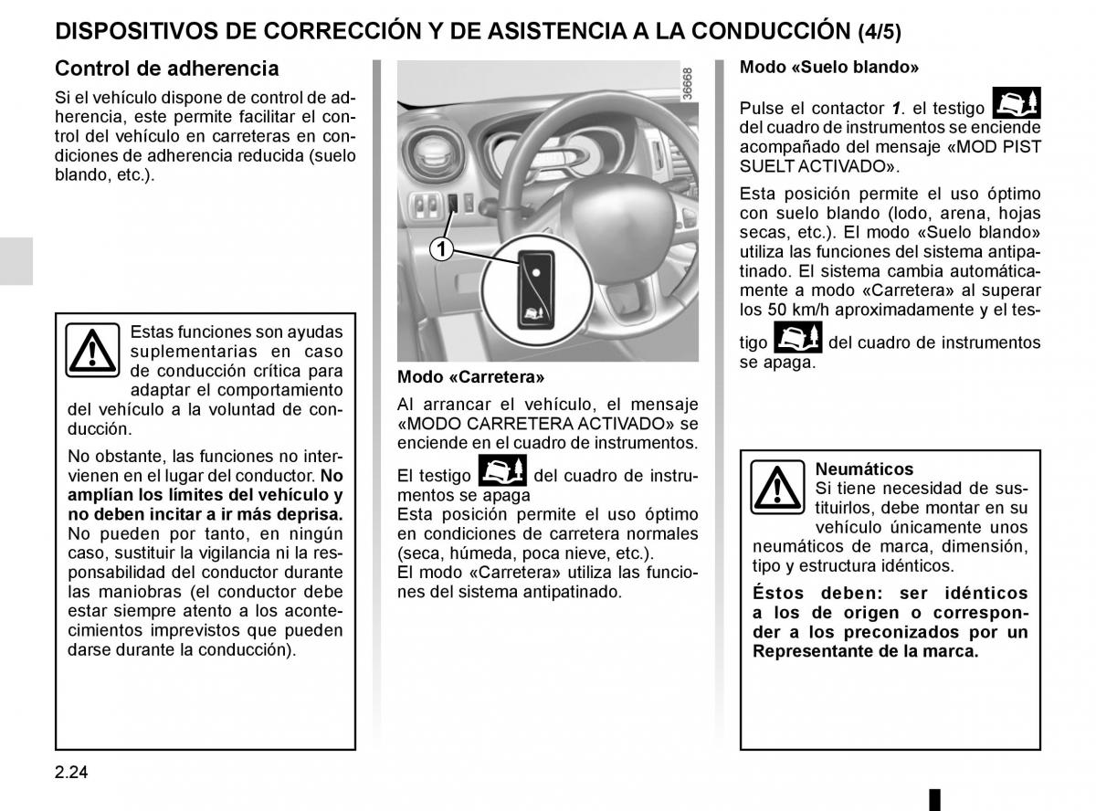 Renault Trafic III 3 manual del propietario / page 148