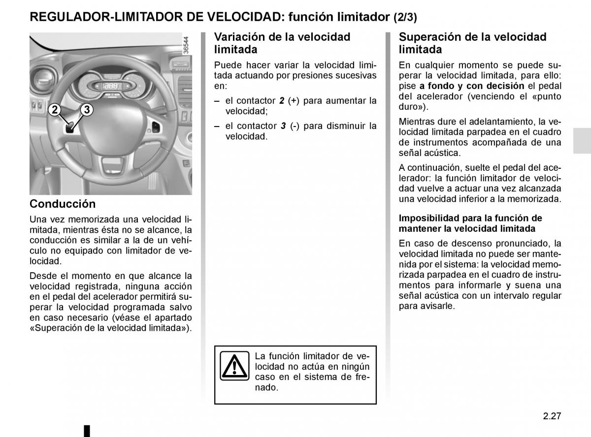 Renault Trafic III 3 manual del propietario / page 151