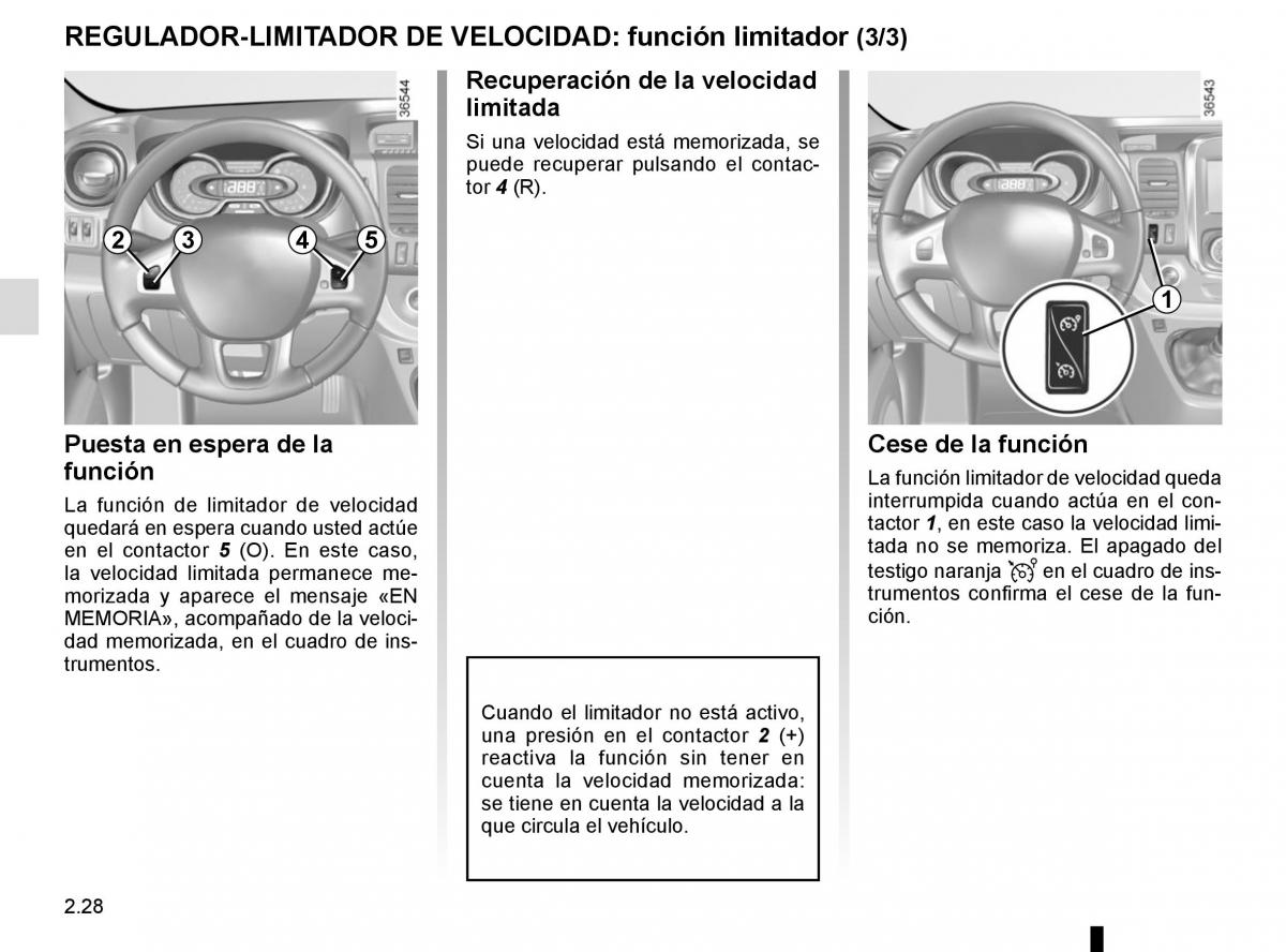 Renault Trafic III 3 manual del propietario / page 152