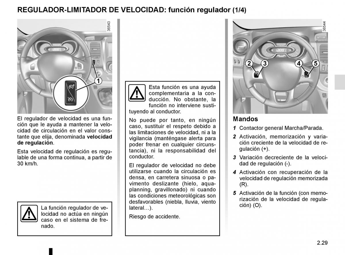 Renault Trafic III 3 manual del propietario / page 153