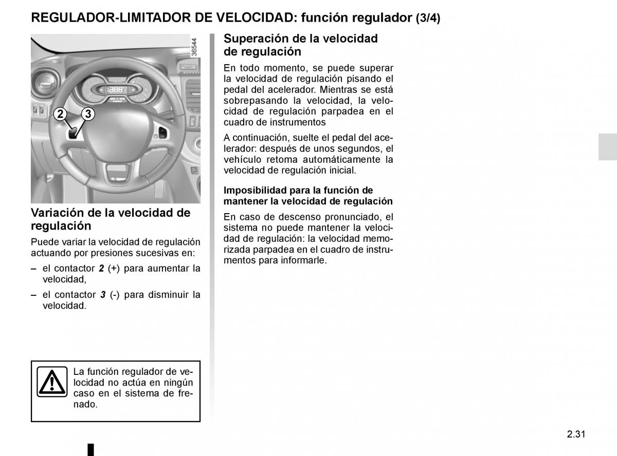 Renault Trafic III 3 manual del propietario / page 155