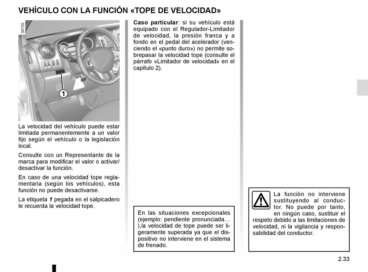 Renault Trafic III 3 manual del propietario / page 157