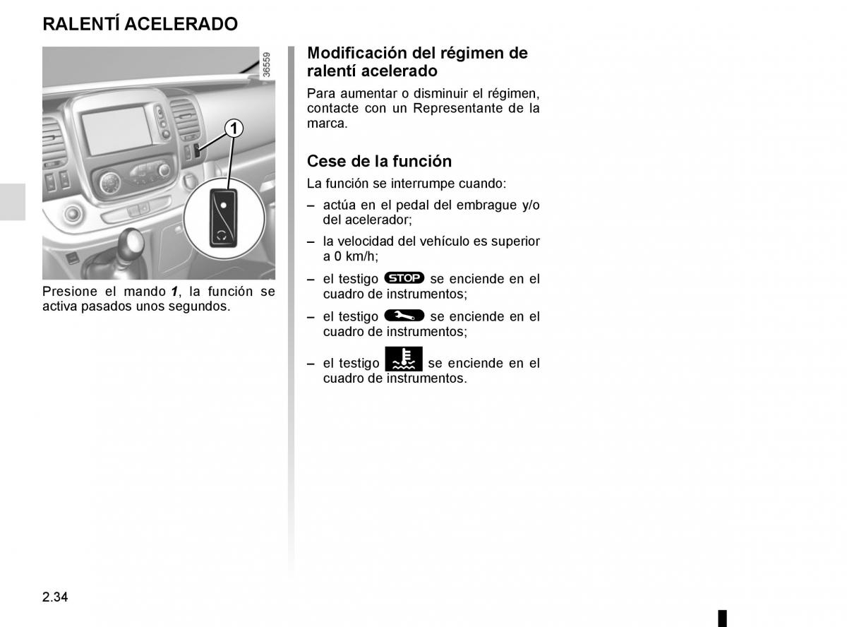 Renault Trafic III 3 manual del propietario / page 158