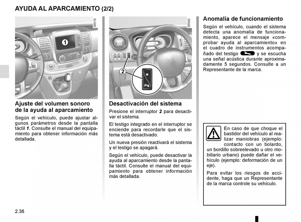 Renault Trafic III 3 manual del propietario / page 160