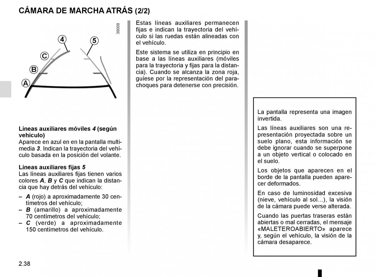 Renault Trafic III 3 manual del propietario / page 162