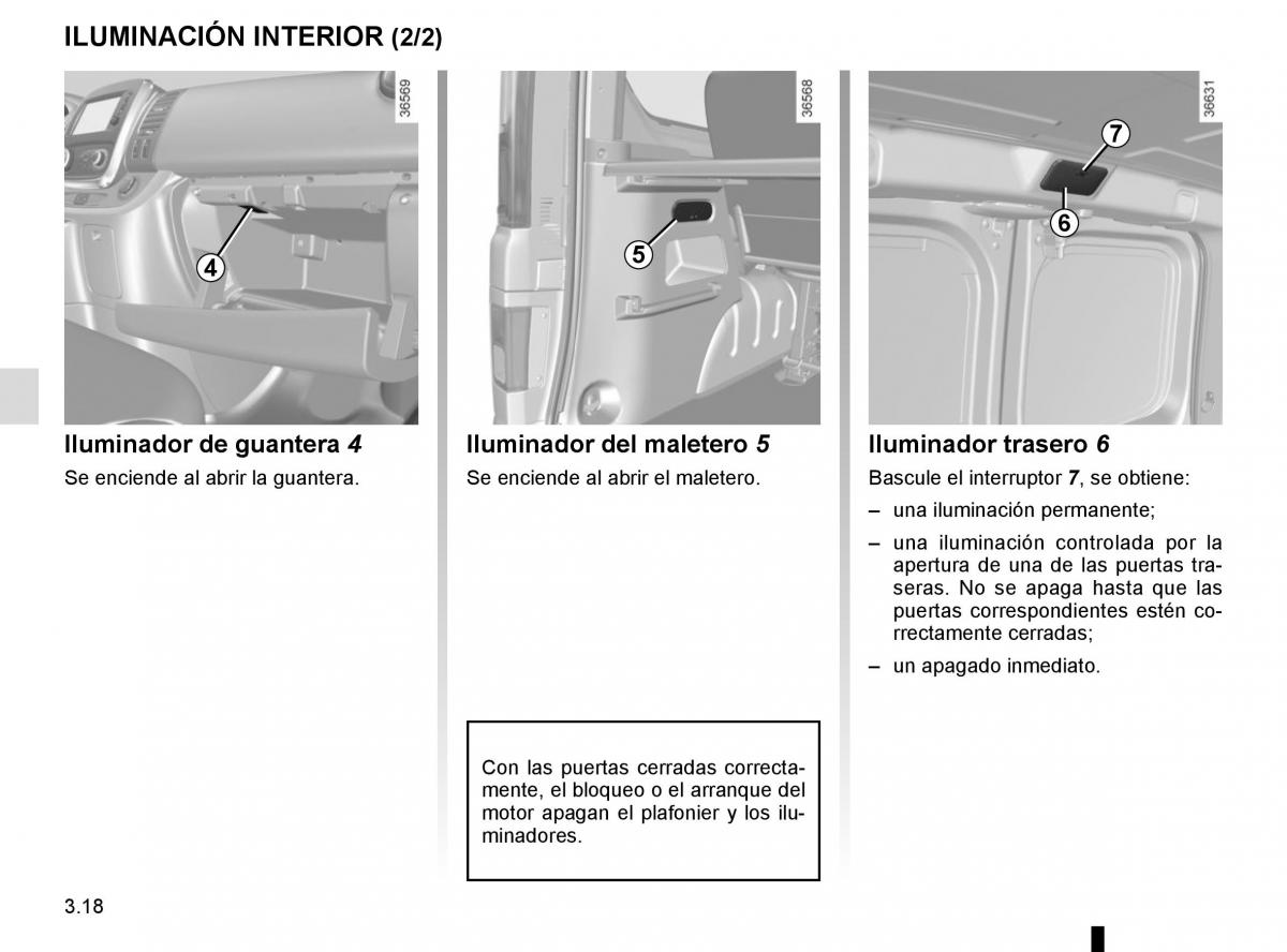 Renault Trafic III 3 manual del propietario / page 180