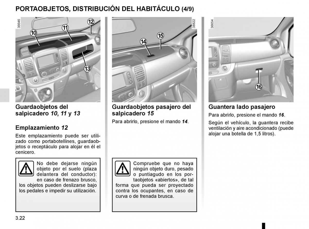 Renault Trafic III 3 manual del propietario / page 184