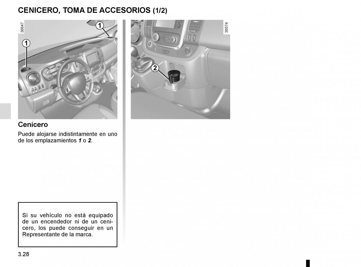 Renault Trafic III 3 manual del propietario / page 190