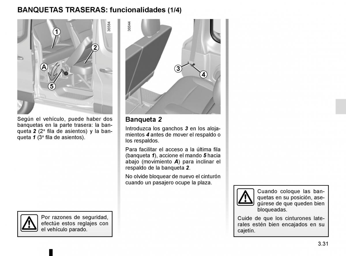 Renault Trafic III 3 manual del propietario / page 193