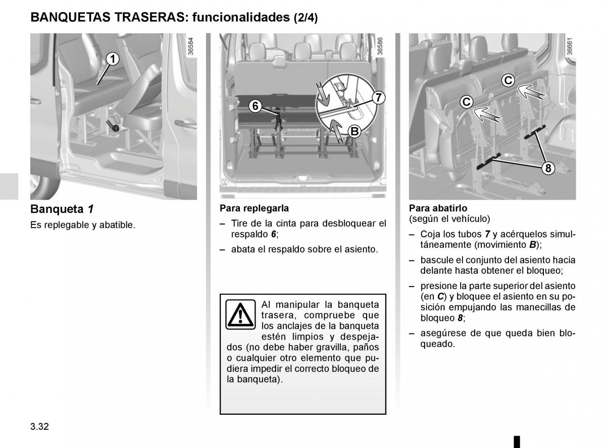 Renault Trafic III 3 manual del propietario / page 194