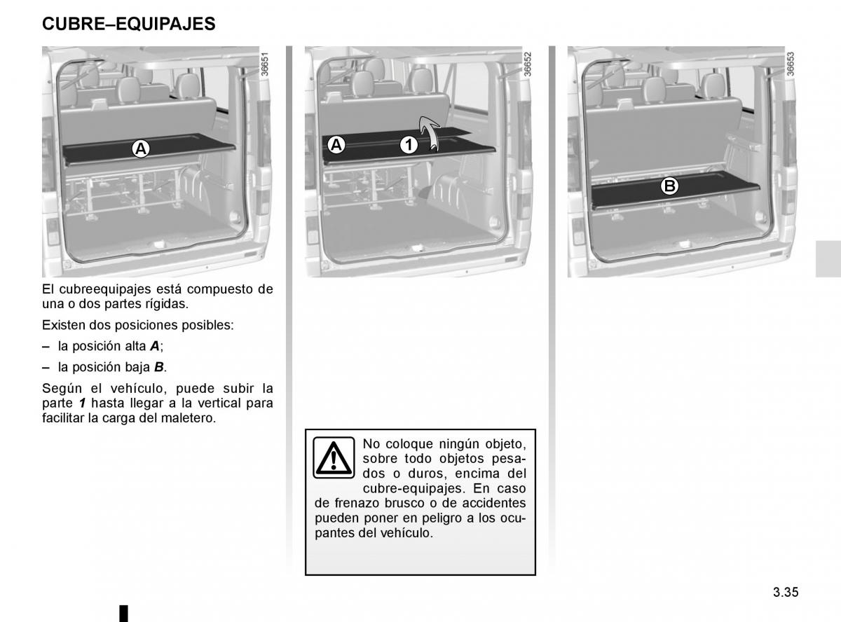 Renault Trafic III 3 manual del propietario / page 197