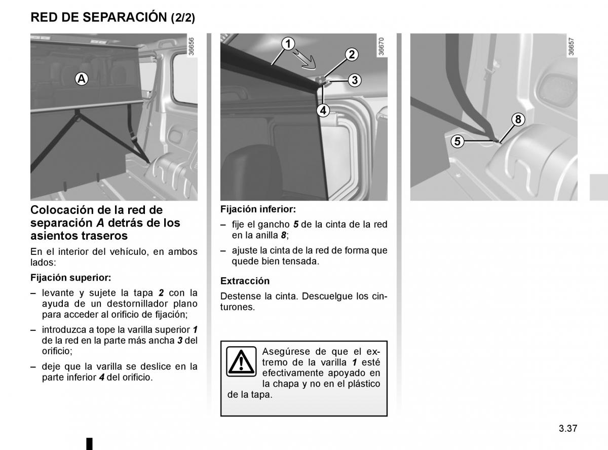 Renault Trafic III 3 manual del propietario / page 199