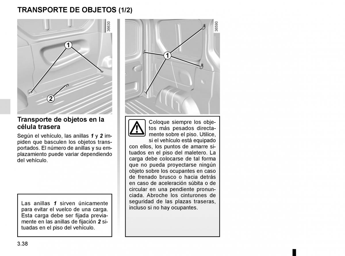 Renault Trafic III 3 manual del propietario / page 200