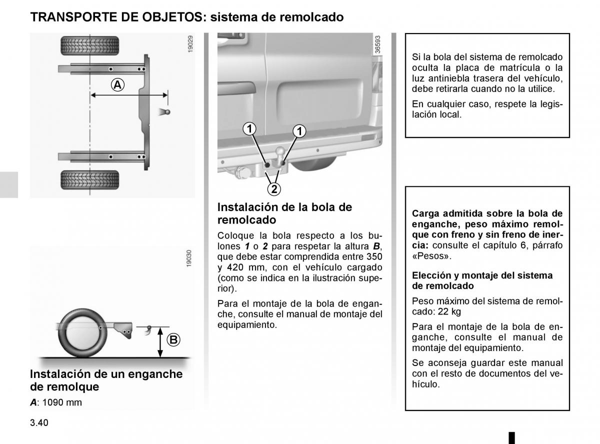 Renault Trafic III 3 manual del propietario / page 202